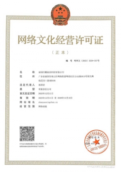 网络文化经营许可证